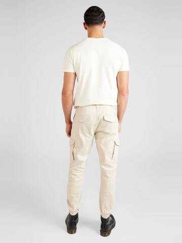 Only & Sons Tapered Cargo trousers 'Carter' in Beige