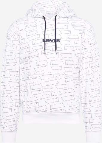 LEVI'S ® Sweatshirt 'Relaxed Graphic Hoodie' in White: front