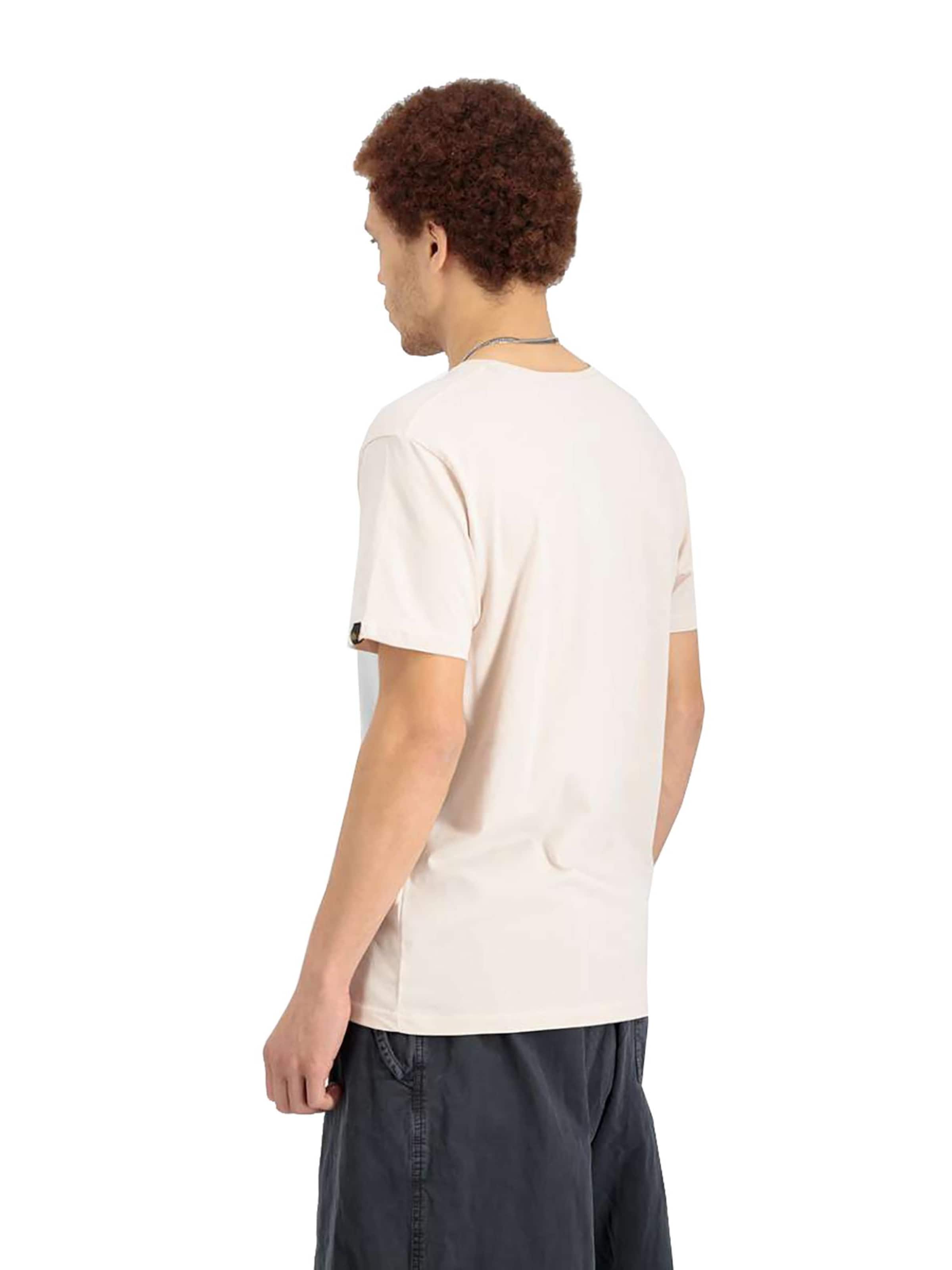 ALPHA INDUSTRIES Tričko 'Camo PP T' – bílá
