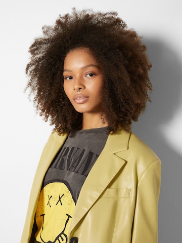 Blazer Bershka en jaune