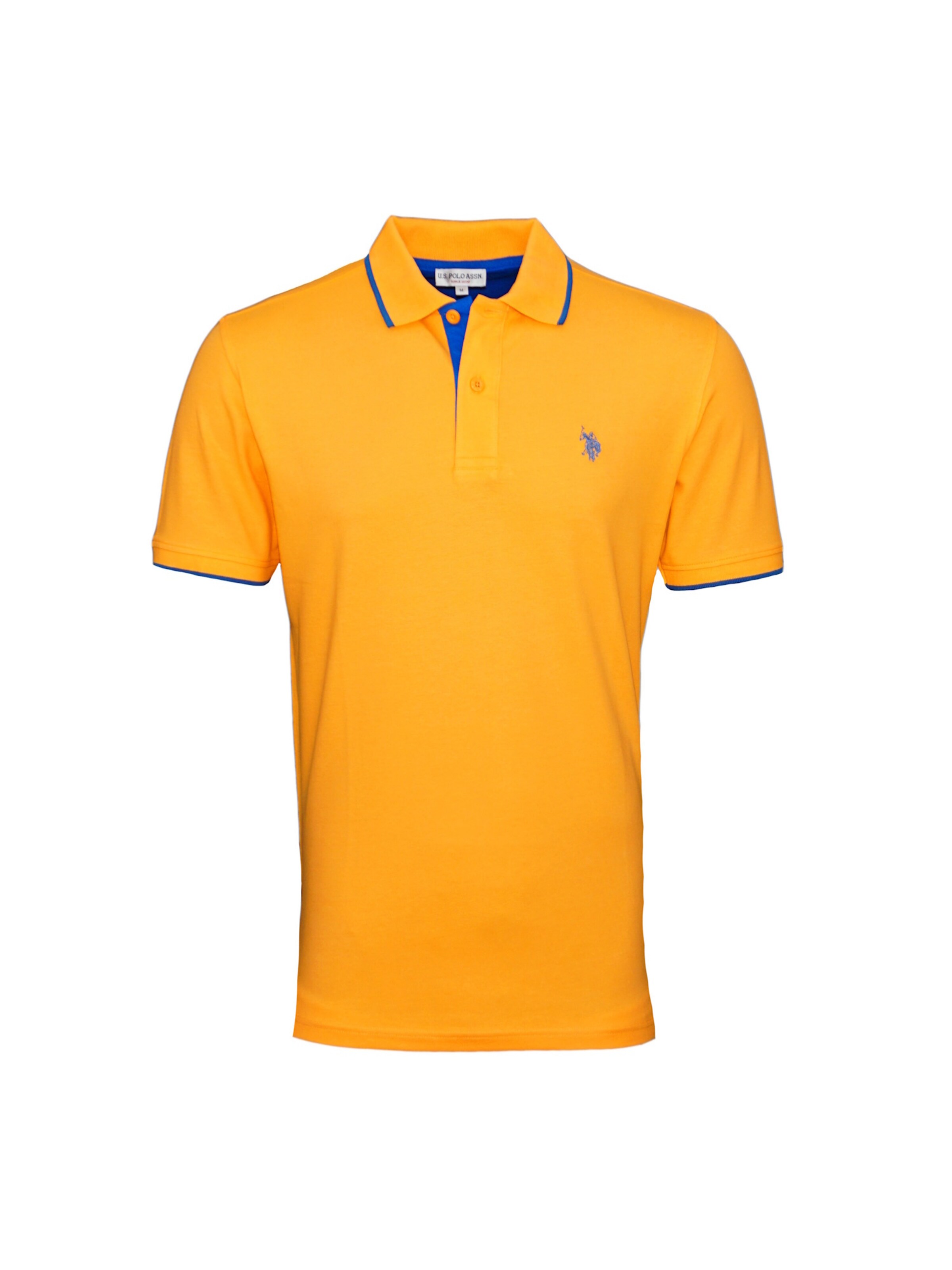 T-Shirt U.S. POLO ASSN. en jaune : devant