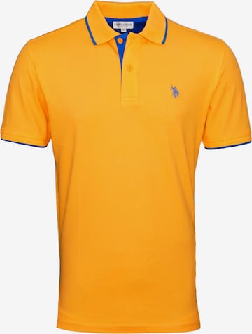 T-Shirt U.S. POLO ASSN. en jaune : devant