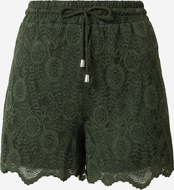 ABOUT YOU Regular Trousers 'Teresa' in Green: front