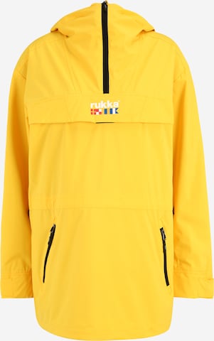 Veste outdoor 'PAKASELA' Rukka en jaune : devant