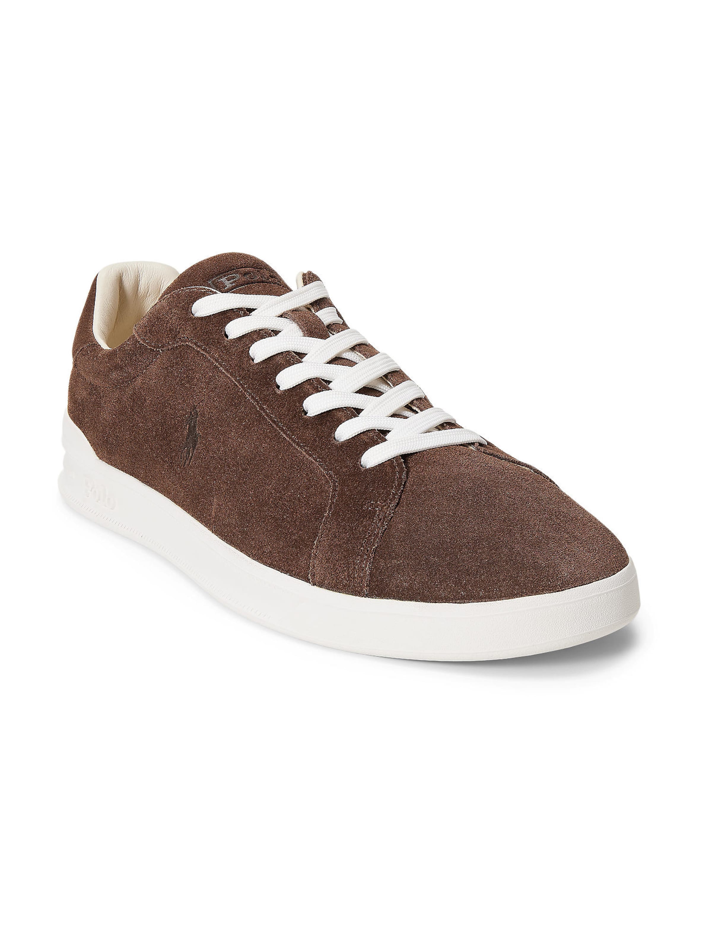 Sneaker bassa 'HRT CRT II' Polo Ralph Lauren di colore cioccolato, Visualizzazione prodotti