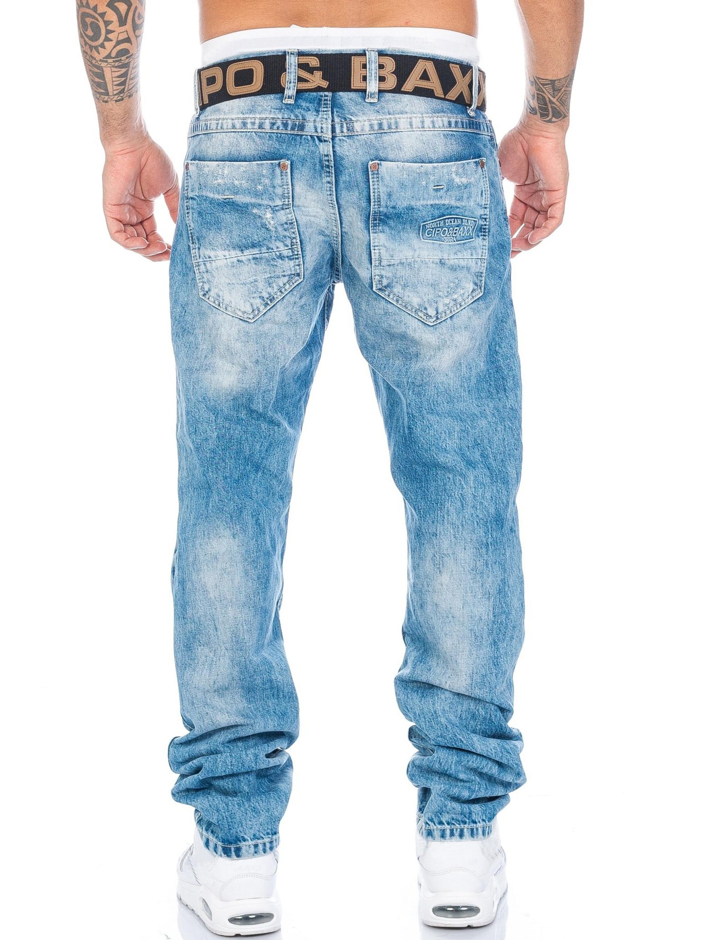 CIPO & BAXX Regular Jeans 'BJ131'‌‌ in Blau