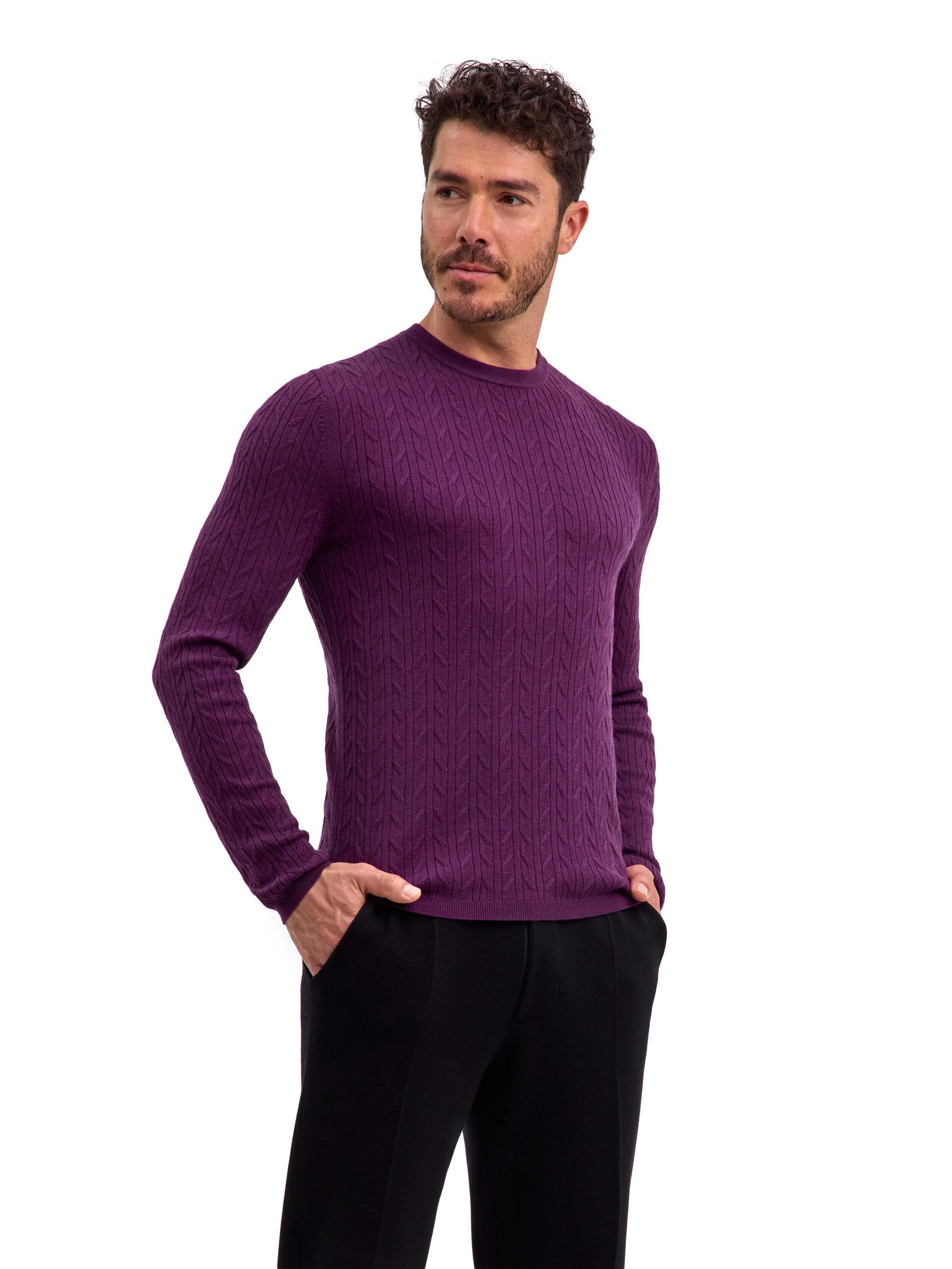 FALKE Pullover‌ in Lila: Vorderseite