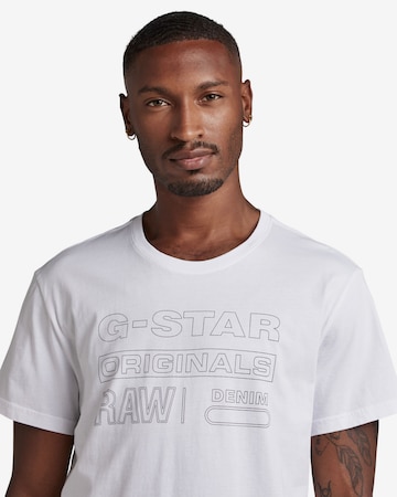 G-Star RAW Μπλουζάκι σε λιλά