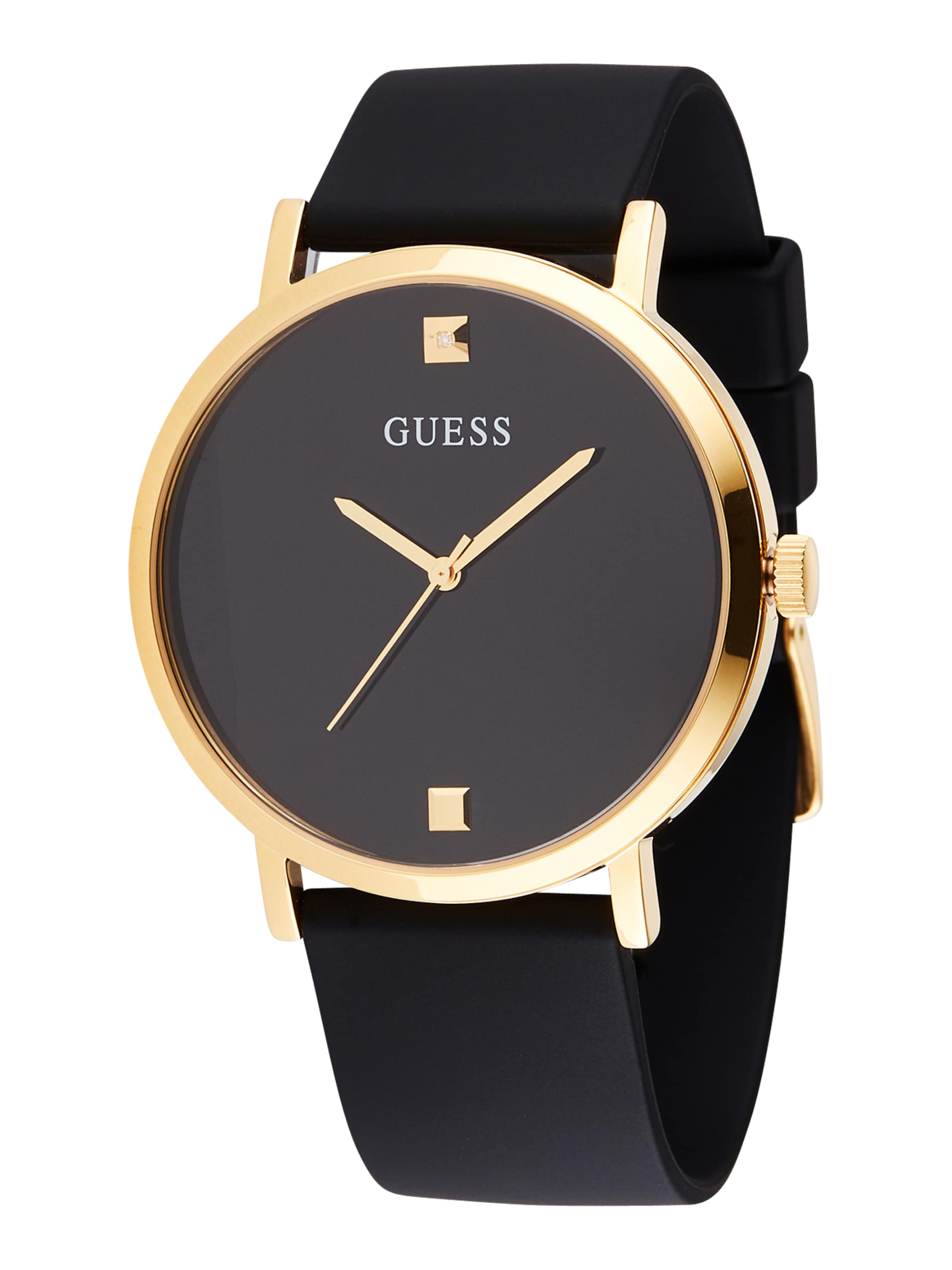 Orologio analogico 'Supernova' di GUESS in nero: frontale