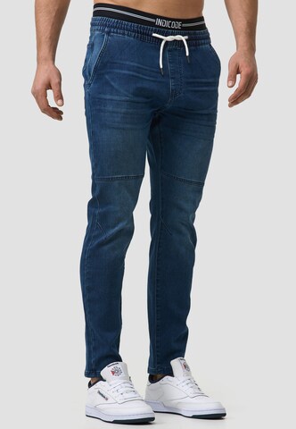 INDICODE JEANS Slimfit Hose 'Fabrizio' in Blau