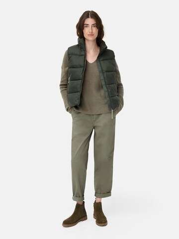 CAMEL ACTIVE Strickpullover mit V-Ausschnitt in Grün