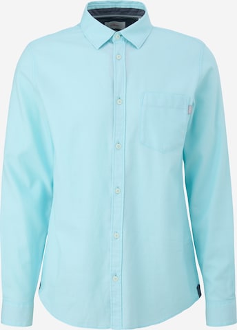 s.Oliver Regular fit Button Up Shirt in Blue: front