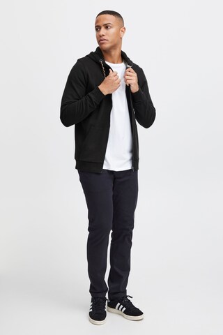 BLEND Zip-Up Hoodie in Black