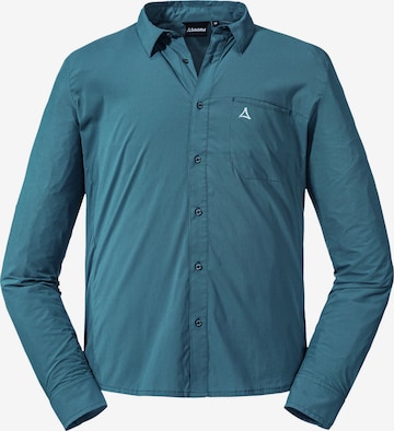 Chemise fonctionnelle 'Hohe Reuth' Schöffel en bleu : devant