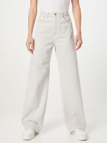 Gina Tricot Wide leg Jeans 'Idun' in Grey: front