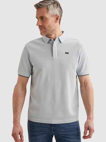 Maglietta 'Polo shirt in pique with texture' di VANGUARD in grigio: frontale
