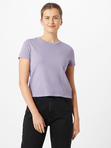 T-shirt 'SHRUNKEN' GAP en violet : devant
