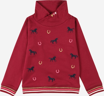 SALT AND PEPPER - Sweatshirt em vermelho: frente