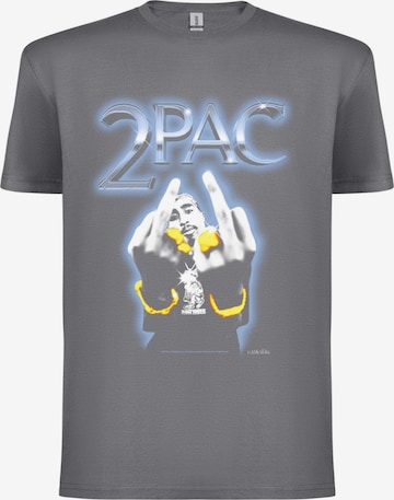 T-Shirt '2Pac' Rockshirts en gris : devant