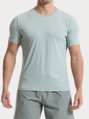BIMONI Performance Shirt 'GYM High-Performance Funktionsshirt' in Green: front