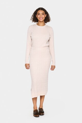 SAINT TROPEZ Skirt 'Zitti' in Beige