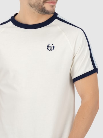 T-Shirt fonctionnel 'Hadow Ringer' Sergio Tacchini en blanc