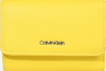 Portamonete di Calvin Klein in giallo: frontale