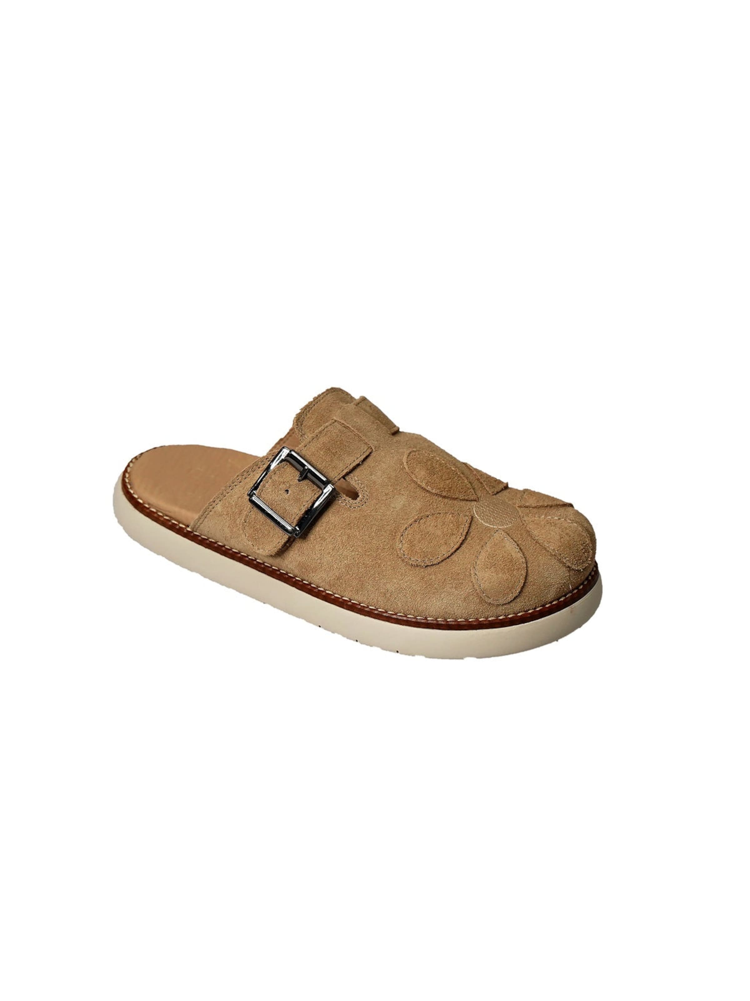 Clogs 'Blossom Shoes' di Yoxeone in beige: frontale