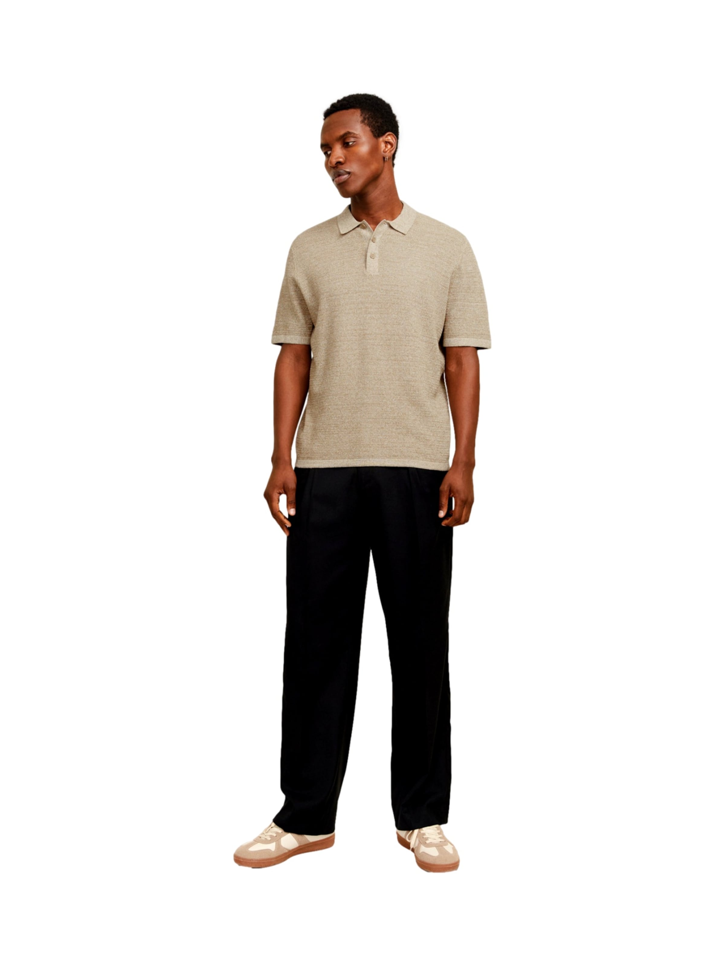 JACK & JONES Bluser & t-shirts 'JJEGeorge' i beige