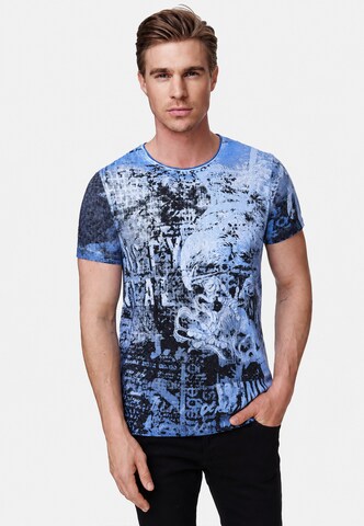 Rusty Neal Shirt in Blauw: voorkant