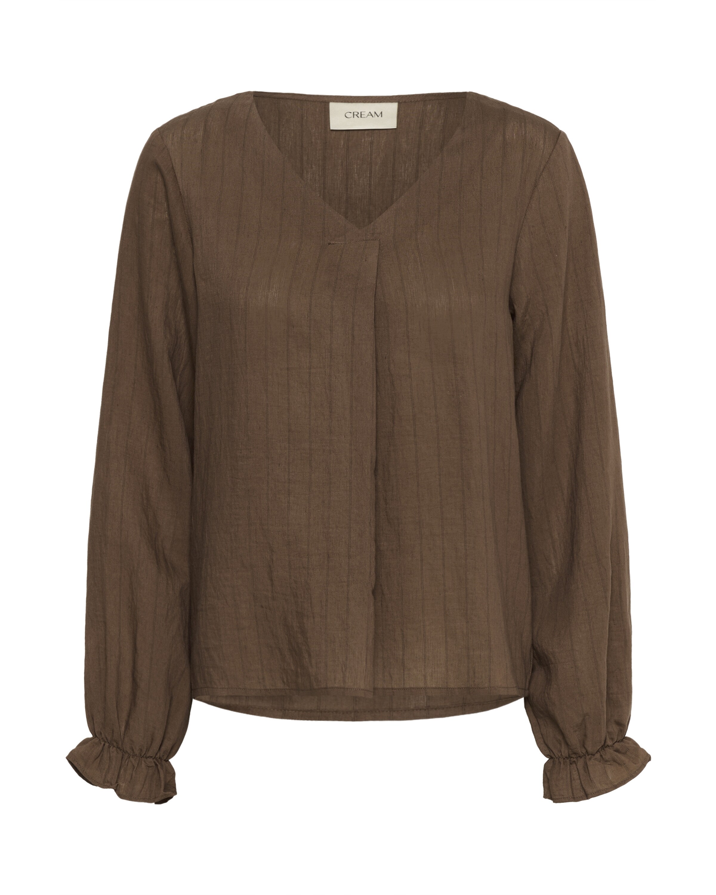 Cream Blouse ' CRBetina' in Bruin: voorkant
