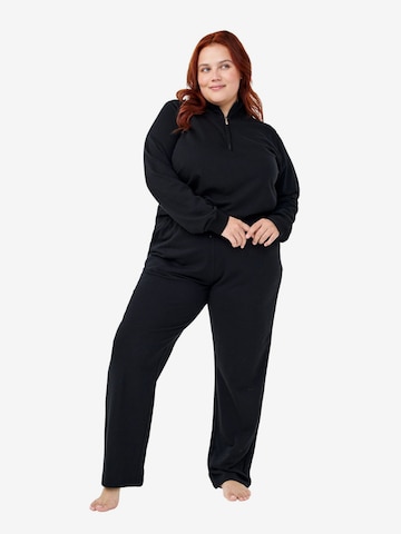 juoda Zizzi Laisvas Kelnės 'MCHARLINE'