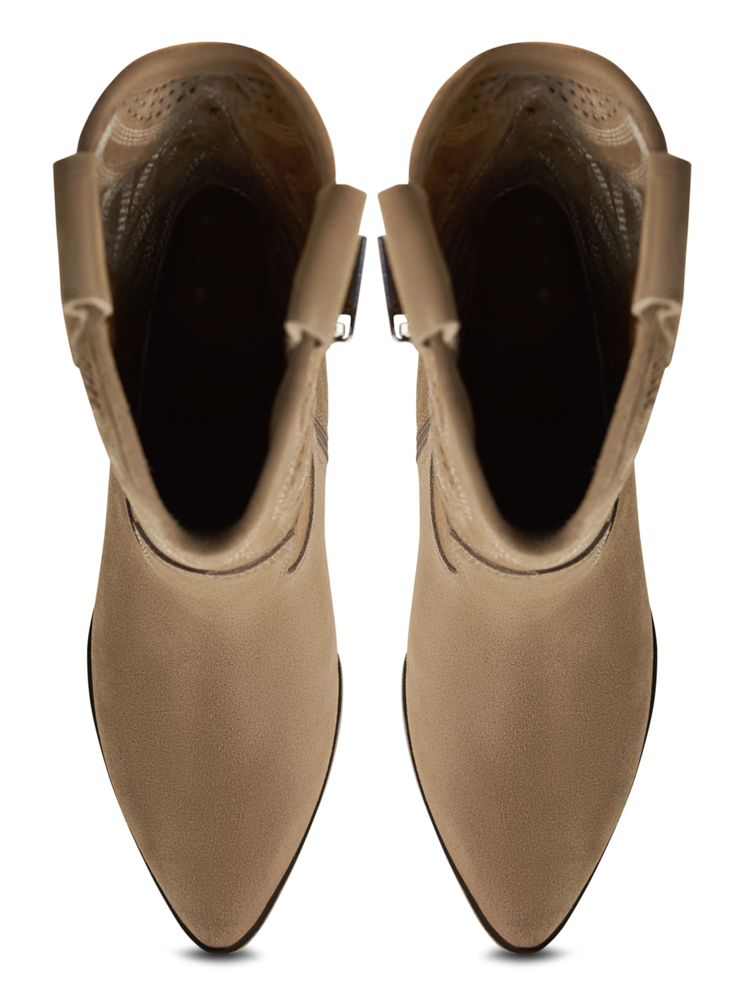 Bottes de cowboy CESARE GASPARI en beige