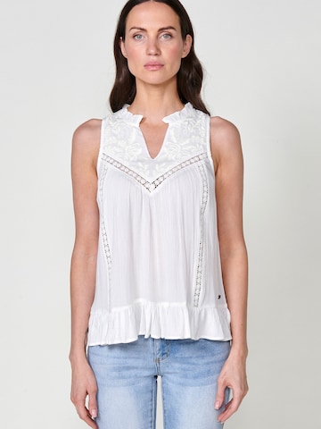 Camicia da donna di KOROSHI in bianco: frontale