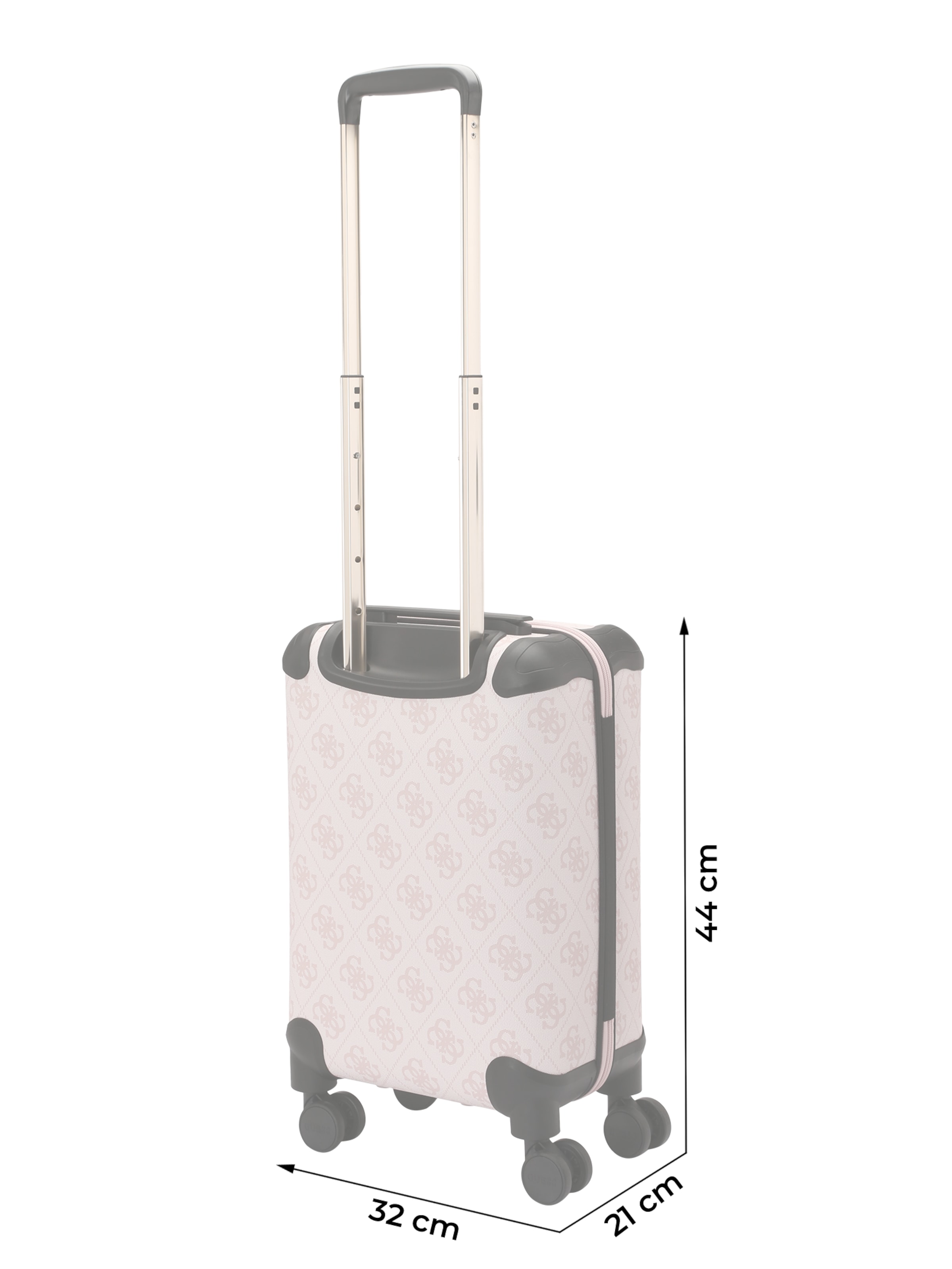 GUESS Trolley 'BERTA 18 IN 8-WHEELER' in Pink