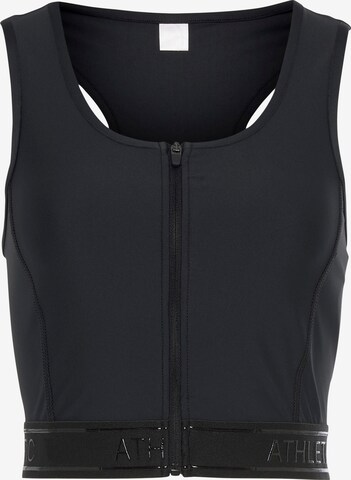 LASCANA ACTIVE Sporttop in Schwarz: predná strana