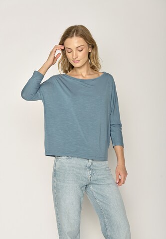 GREENBOMB Shirt in Blue: front