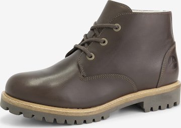 Travelin Chukka Boots in Brown: front