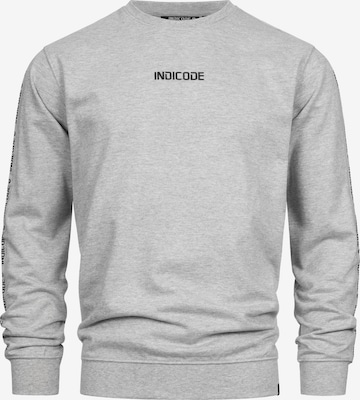 INDICODE JEANS Sweatshirt 'Korbin' in Grey: front