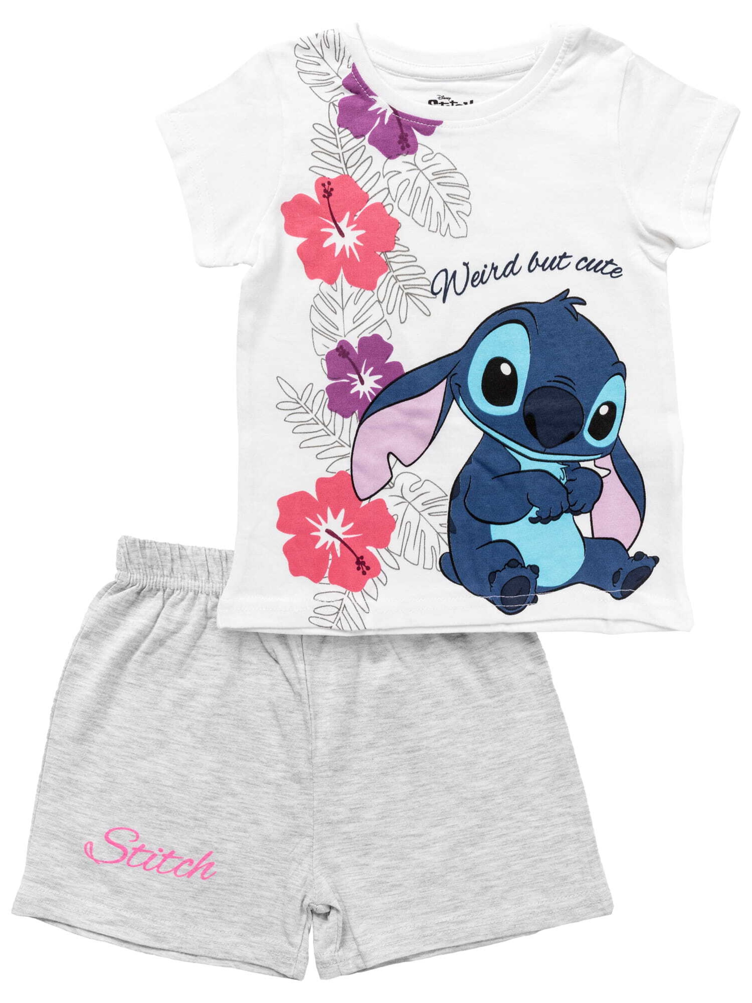 Pigiama 'Lilo & Stitch' di DISNEY in bianco: frontale