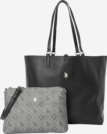 U.S. POLO ASSN. Torba shopper 'Malibu' w kolorze czarny: przód