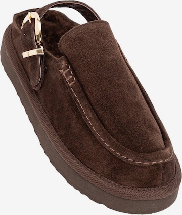 Limoya Mules 'Beisa' in Brown: front