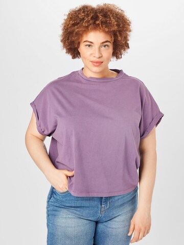 Urban Classics - Camisa em roxo: frente