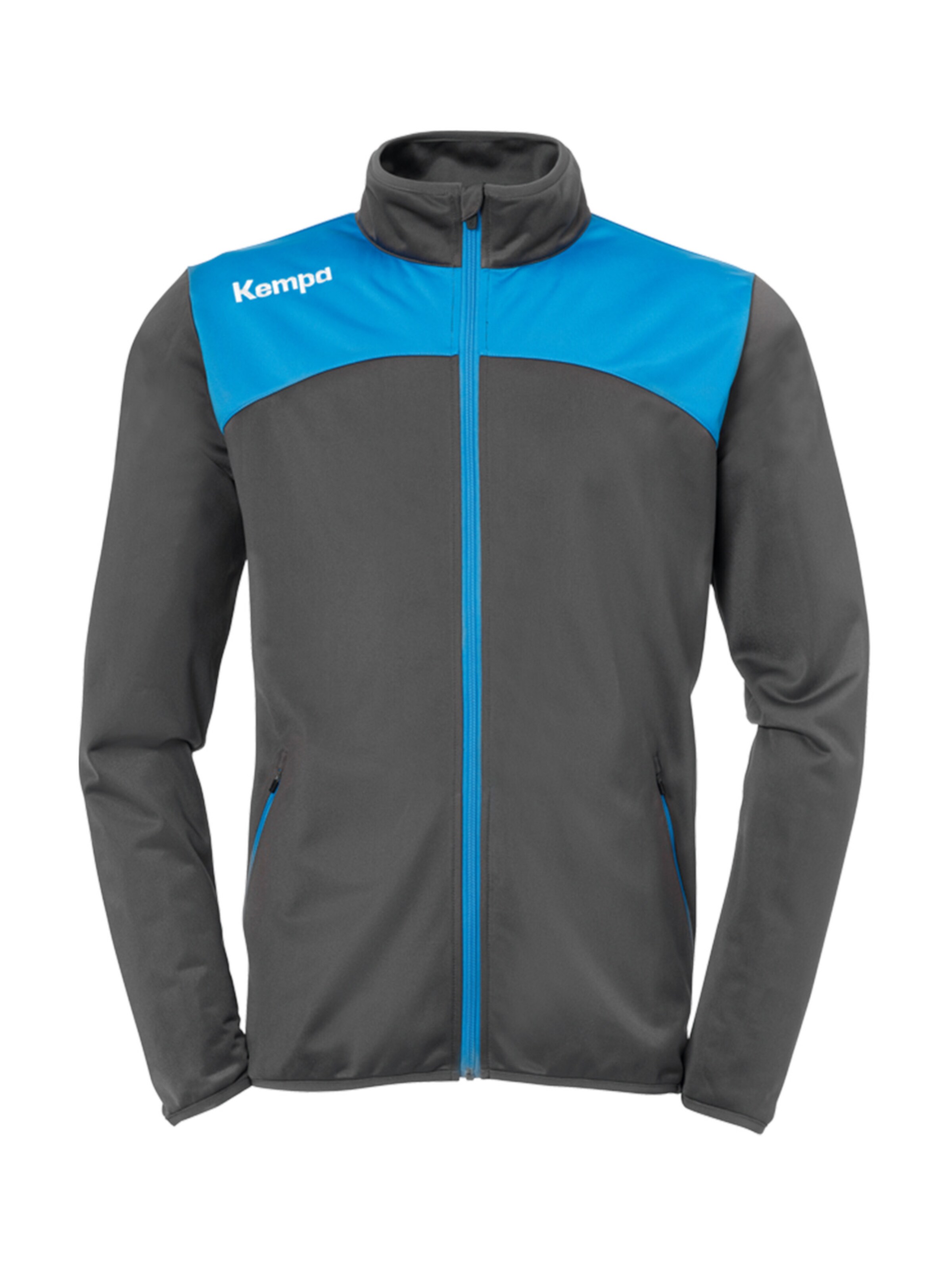 KEMPA Sportjacke in Grau: Vorderseite