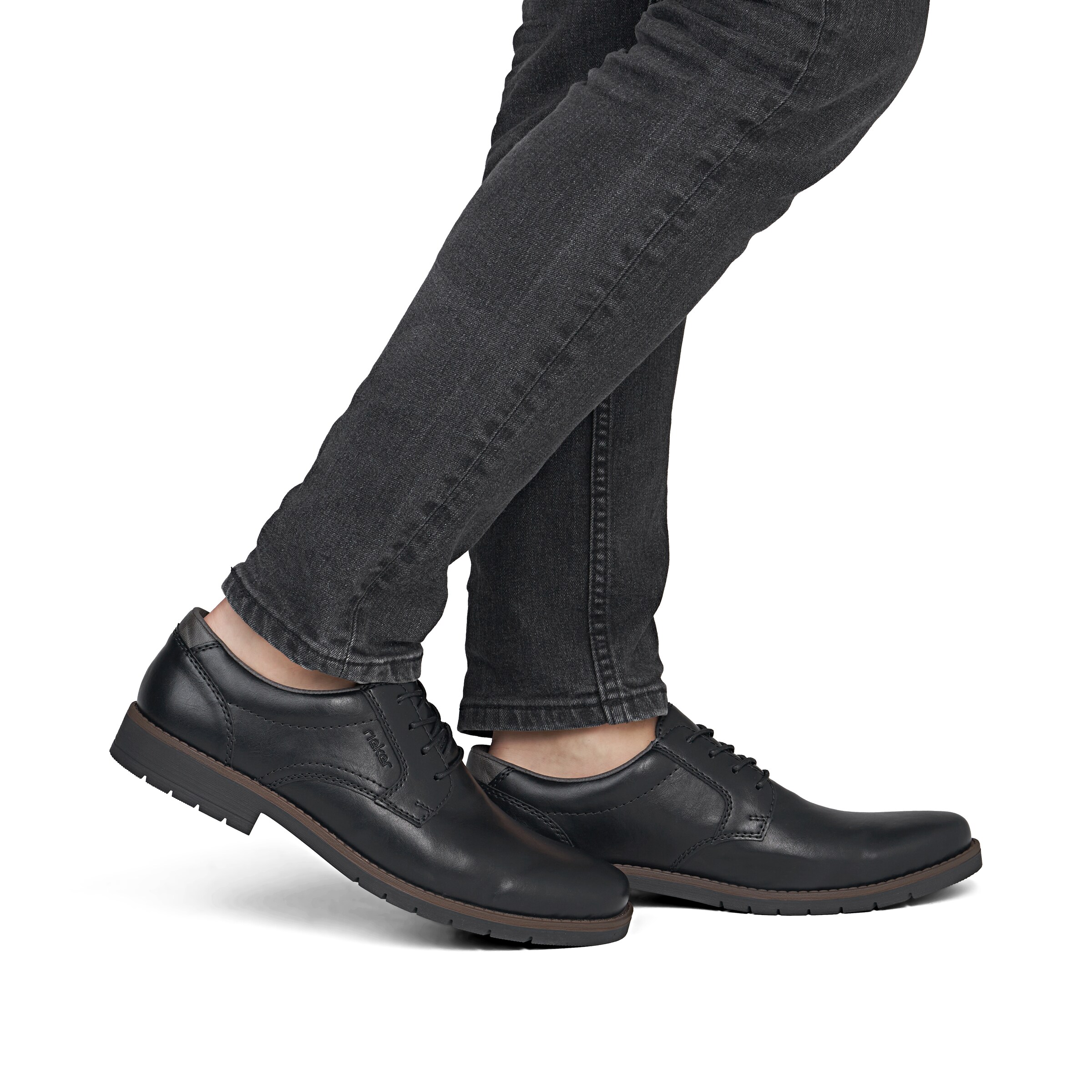 Rieker Schnürschuh in Schwarz