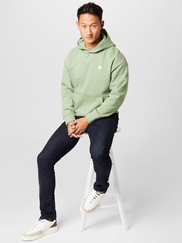 TOM TAILOR DENIM Sweatshirt in Green