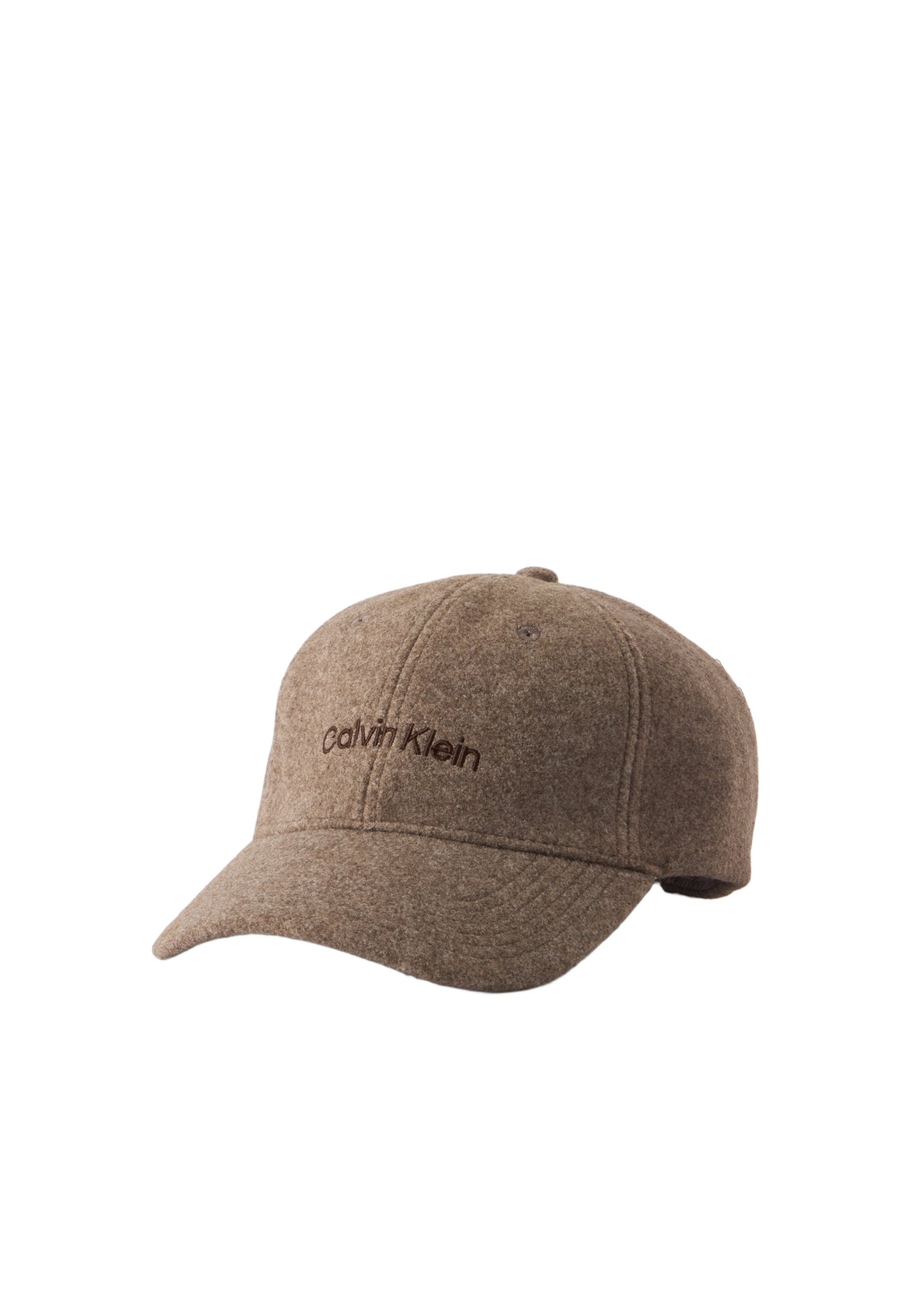 Calvin Klein Шапка с козирка в кафяво: отпред