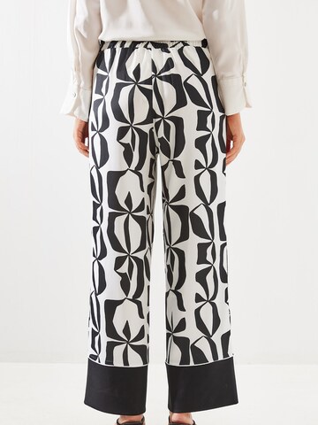 Bianco Lucci Wide Leg Bukser i sort