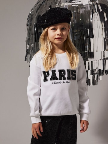 NAME IT Sweatshirt i hvid