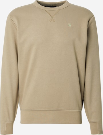 Sweat-shirt 'Nifous' G-STAR en vert : devant